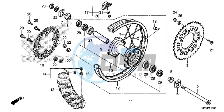 REAR WHEEL