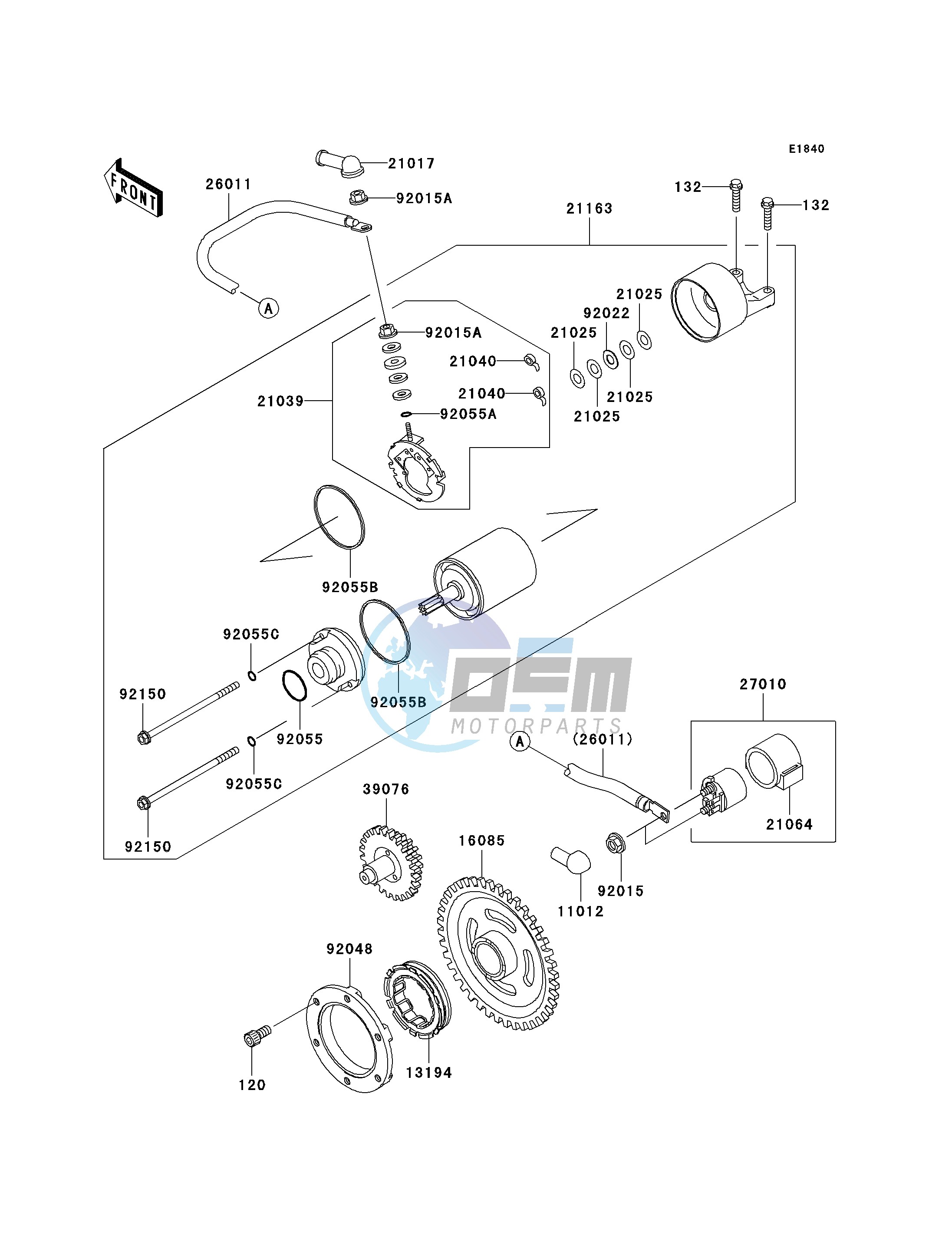 STARTER MOTOR-- C6F - C8F- -