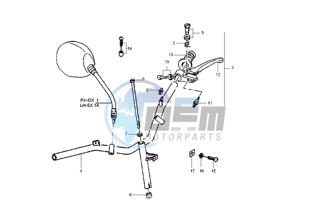 Rear brake control