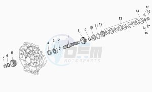 Breva V 850 IE IE drawing Clutch shaft