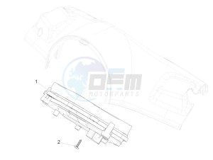 125 4T 3V ie Primavera (APAC) drawing Meter combination - Cruscotto