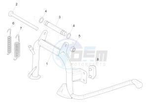 Liberty 50 iGet 4T 3V 25kmh 25km/h (EMEA) drawing Stand/s