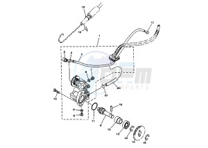 DT R 125 drawing OIL PUMP