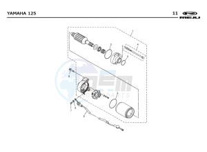 RS2-125-MATRIX-WHITE (1) drawing CARBURETTOR  Yamaha 125 4t Euro 2