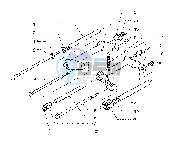 Swinging arm