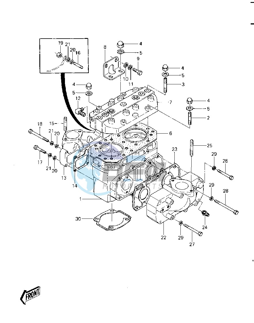 CYLINDER HEAD_CYLINDER -- 82-83 JS440-A6_A7- -