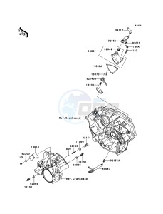 KVF750 4x4 KVF750LCS EU GB drawing Gear Change Mechanism