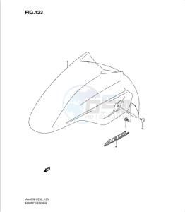 AN400Z drawing FRONT FENDER (AN400ZAL1 E51)