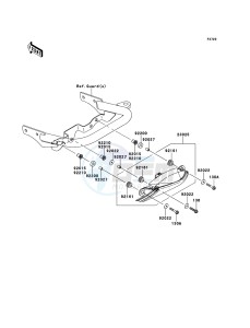 KFX450R KSF450B8F EU drawing Taillight(s)