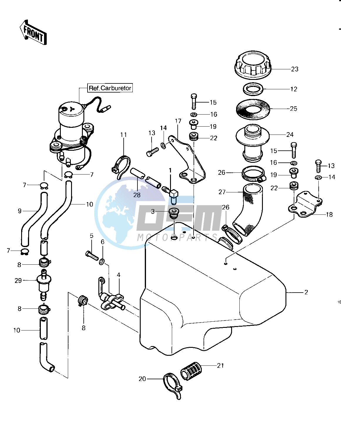 FUEL TANK -- 83 A2- -