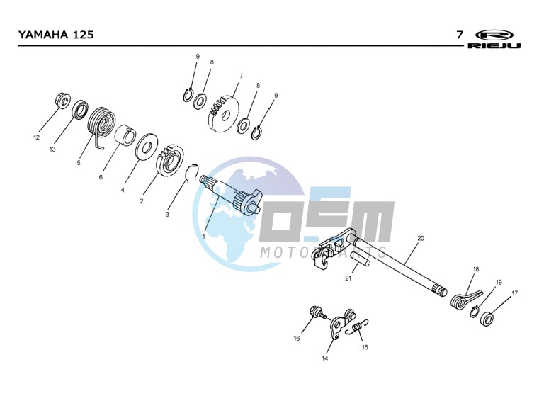 KICKSTART SHAFT  EURO2