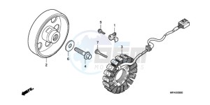 CBF1000S9 UK - (E / ABS MKH) drawing GENERATOR