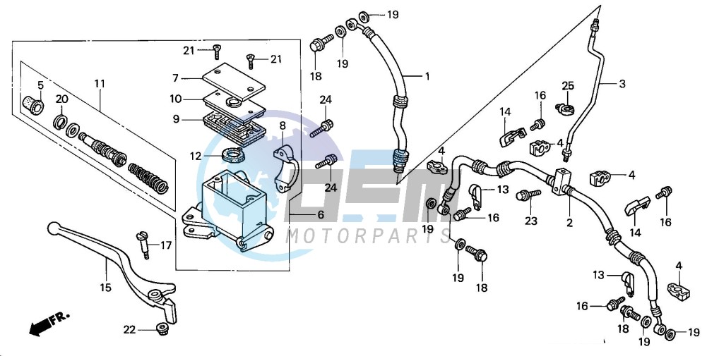 FR. BRAKE MASTER CYLINDER