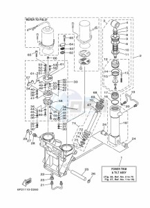 F250TXRH drawing TILT-SYSTEM-1