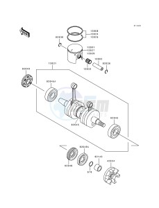 JF 650 B [TS] (B8) [TS] drawing CRANKSHAFT_PISTON-- S- -