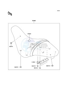 VN1700_VOYAGER_CUSTOM_ABS VN1700KBF GB XX (EU ME A(FRICA) drawing Seat