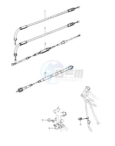 KZ 1000 C [POLICE 1000] (C1-C1A) [POLICE 1000] drawing CABLES -- 78 C1_C1A- -