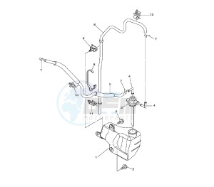 XTZ SUPER TENERE 1200 drawing TANK RECOVERY