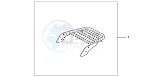 VT125C drawing REAR CARRIER