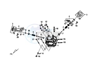 FIDDLE II 50 drawing CYLINDER HEAD CPL