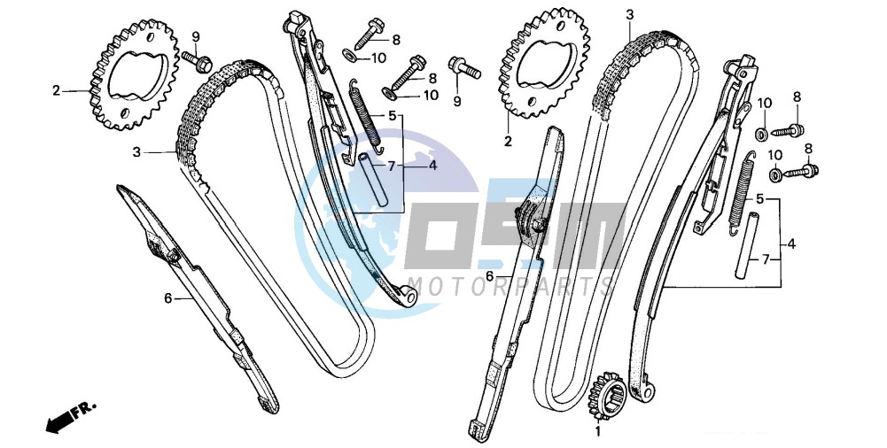 CAM CHAIN/TENSIONER