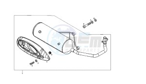 BOULEVARD - 50 CC 4T EU2 25 KM/H drawing EXHAUST