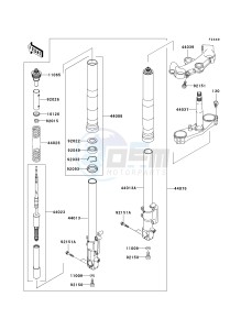 ZX 1200 A [NINJA ZX-12R] (A2) [NINJA ZX-12R] drawing FRONT FORK