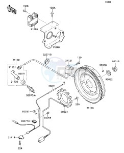 KAF 540 D [MULE 2020] (D1) [MULE 2020] drawing GENERATOR_IGNITION COIL