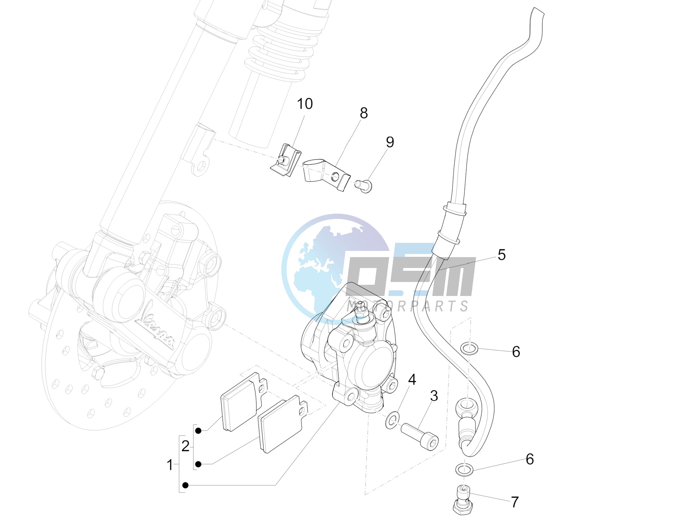 Brakes pipes - Calipers