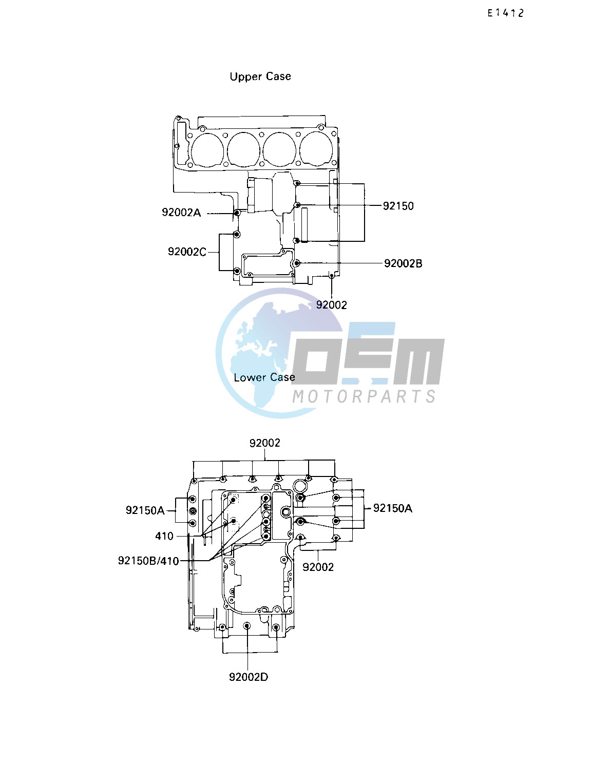 CRANKCASE BOLT PATTERN