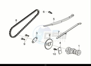 CRUISYM a 125i ABS (LV12W2-EU) (E5) (M1) drawing CAM SHAFT COMP