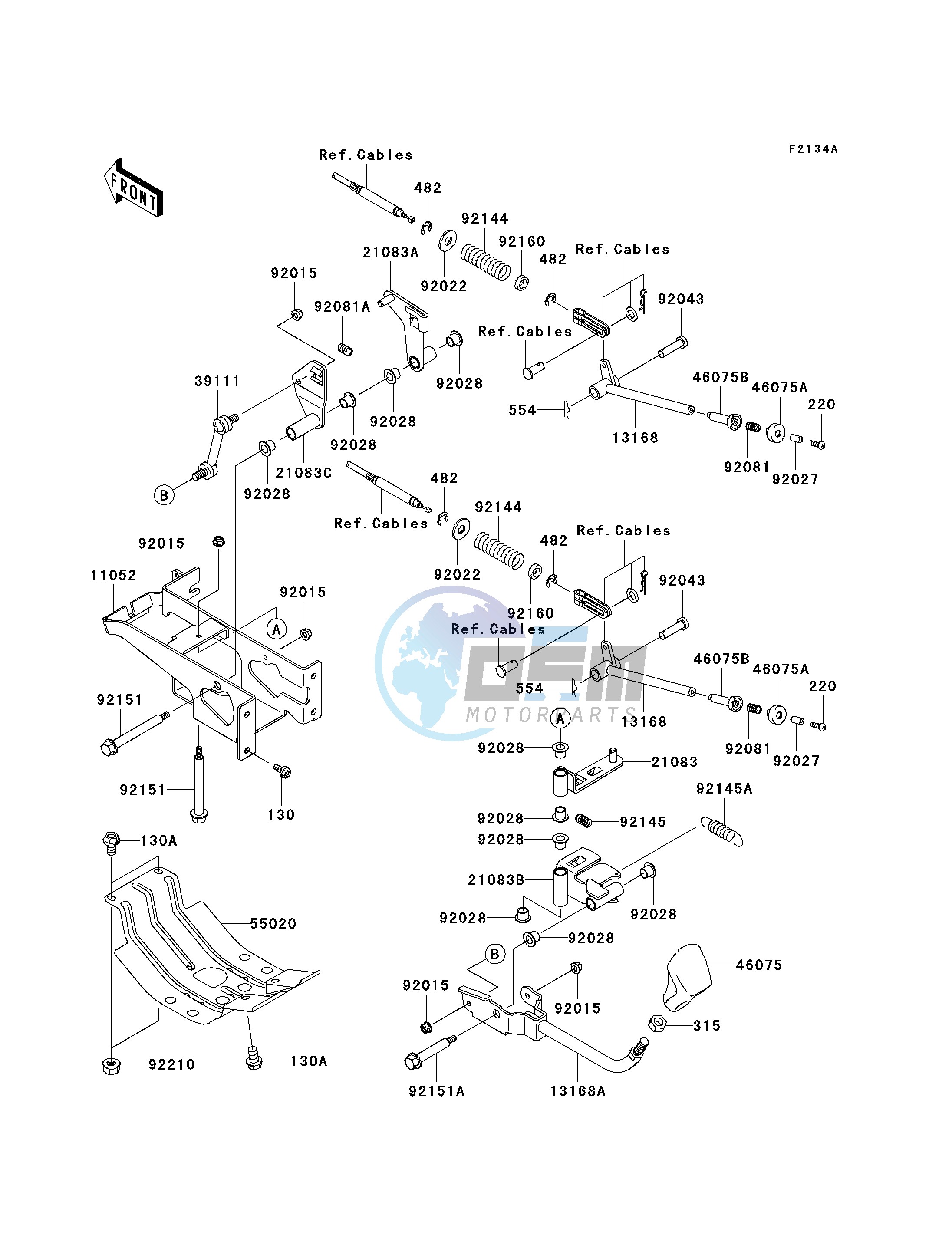 SHIFT LEVER-- S- --- JK1AFCE1 6B543664 - - -