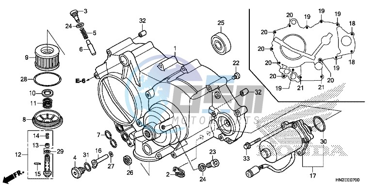 FRONT CRANKCASE COVER