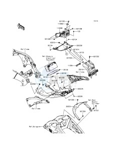 NINJA ZX-10R ABS ZX1000KFFA FR XX (EU ME A(FRICA) drawing Rear Fender(s)