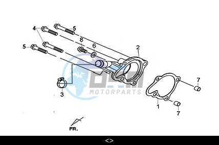 WATER PUMP COVER ASSY