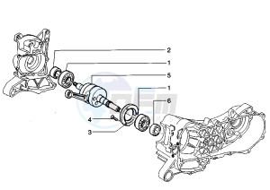 ET4 125 drawing Crankshaft