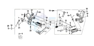 WOLF SB125Ni (PU12EA-EU) (L8-M0) drawing SCHAKELPEDAL / KICKSTARTER