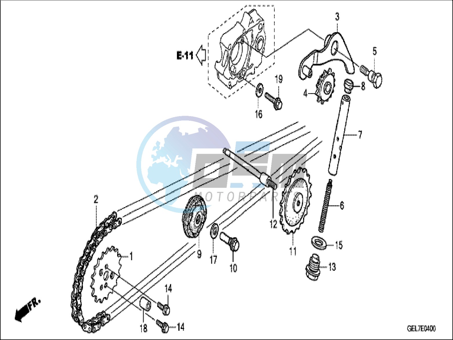 CAM CHAIN/TENSIONER