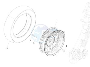 150 Sprint iGet 4T3V ie (APAC) (AU, EX, Jp, RI, TW) drawing Front wheel