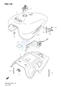 VZR 1800 Z drawing FUEL TANK Z L2