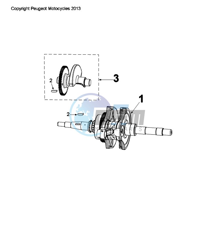 CRANKSHAFT AND PISTON