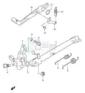 RGV250 (E1) drawing STAND