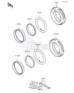 KE 100 B [KE100] (B9-F10) [KE100] drawing TIRE