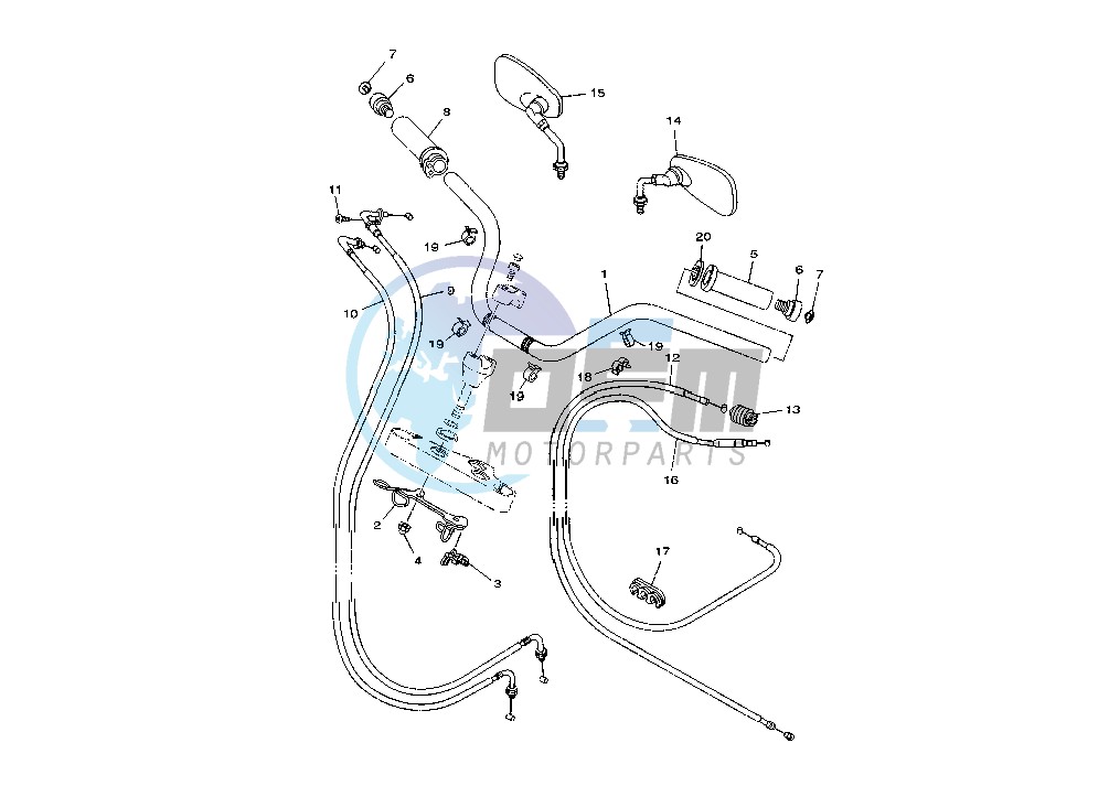 STEERING HANDLE -CABLE