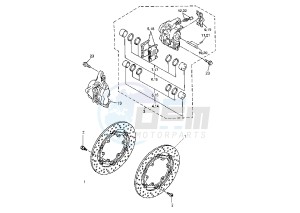 FZS FAZER 1000 drawing FRONT BRAKE CALIPER