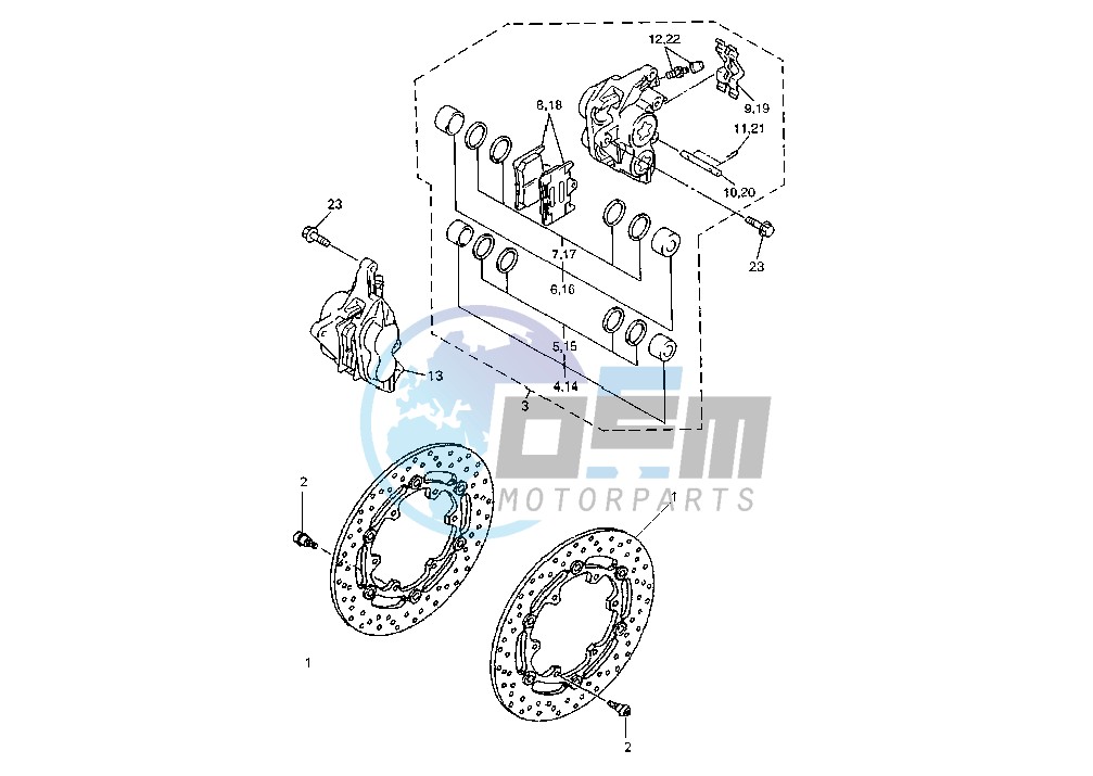 FRONT BRAKE CALIPER