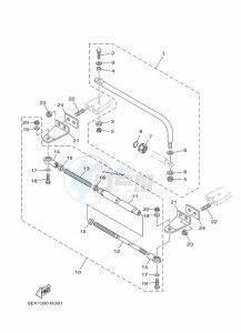 F115BETL drawing STEERING-ATTACHMENT