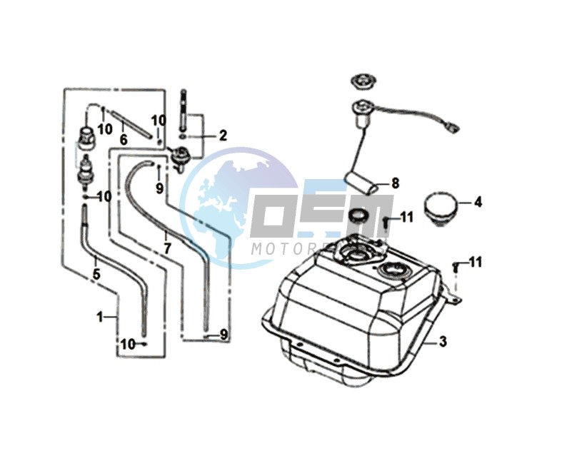 FUEL TANK -  FUEL GAUGE