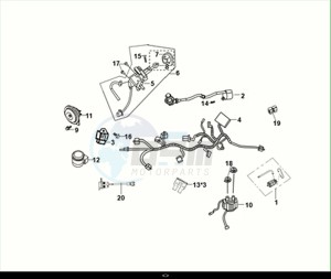 X'PRO 50 (XE05W4-EU) (E5) (M1) drawing WIRE HARNESS