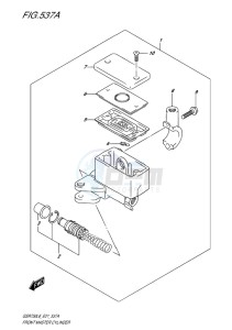 GSR750 EU drawing FRONT MASTER CYLINDER